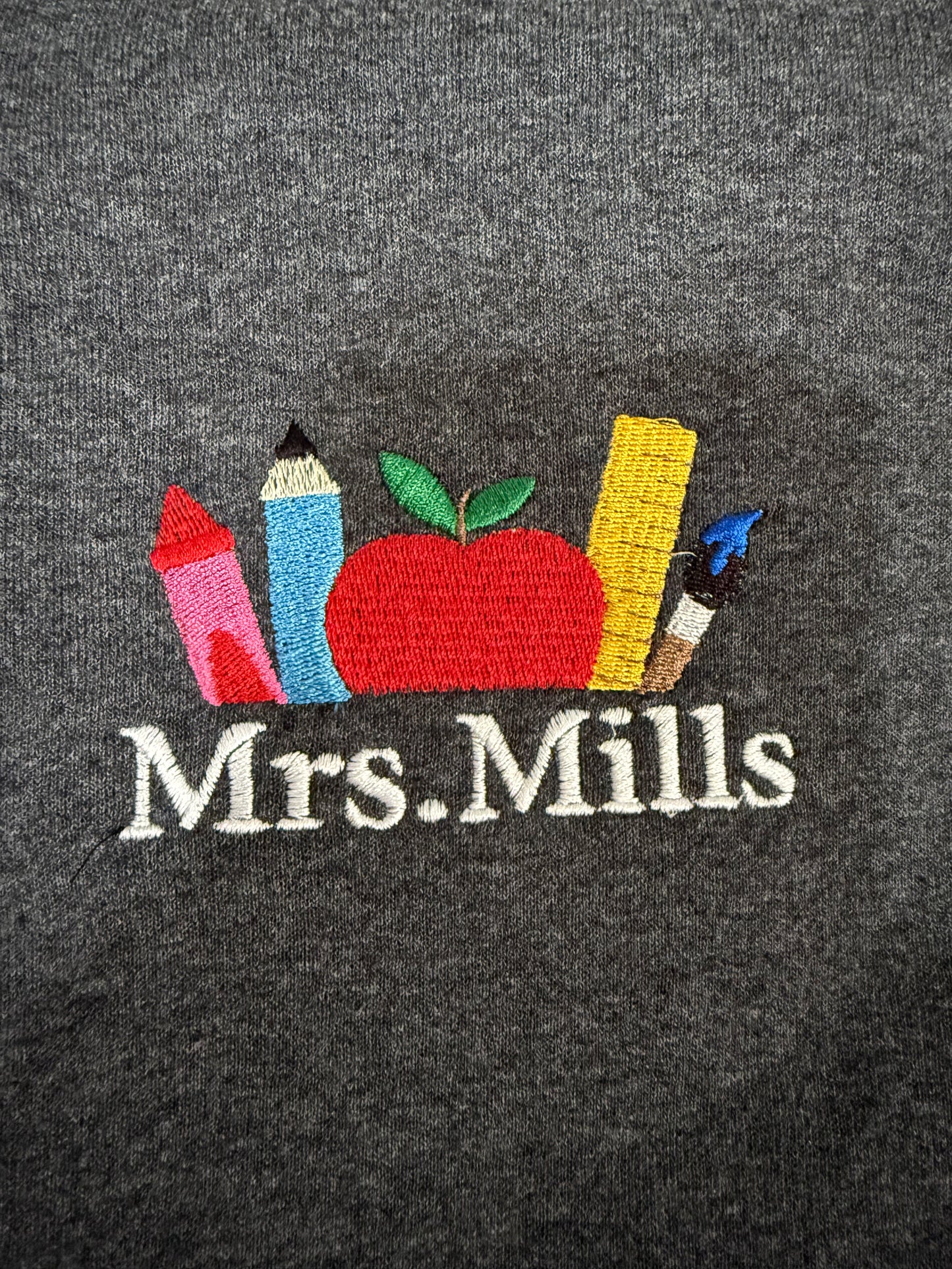Custom Embroidered Teacher Quarter Zips (Supplies)