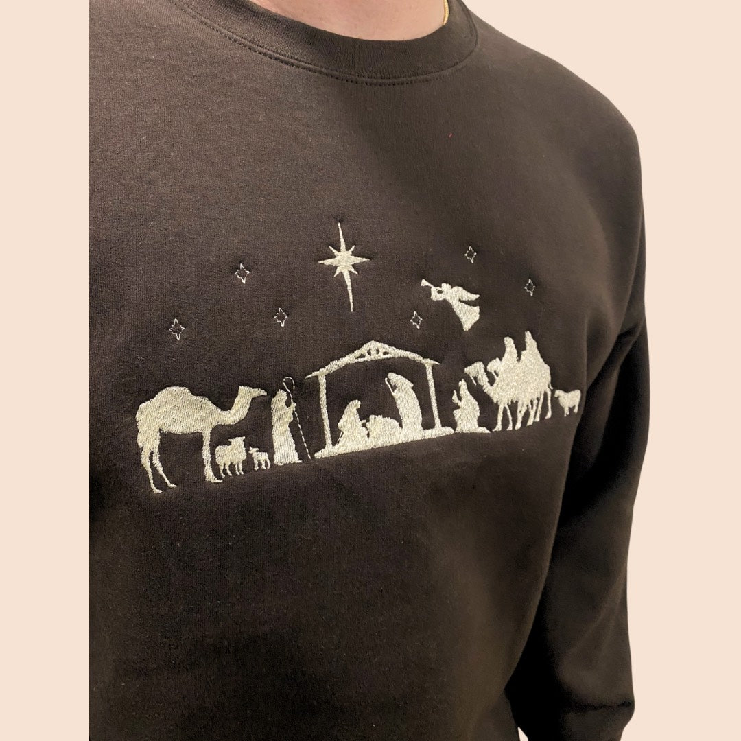 Christmas Nativity Scene Crewneck